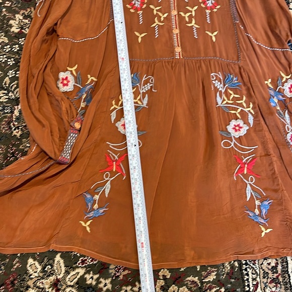 NEW JOHNNY WAS dixie tunic top in almond - Picture 6 of 16